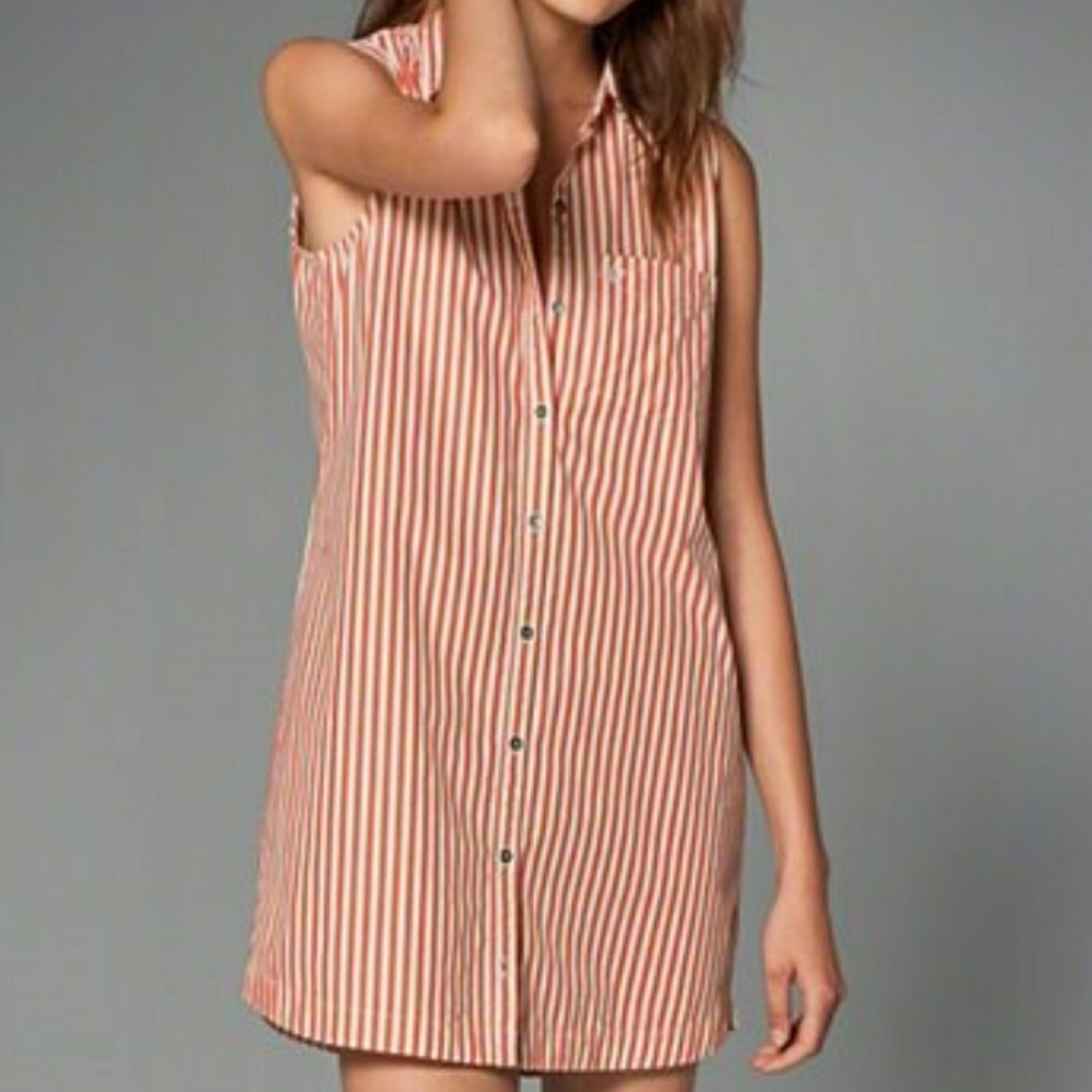 Abercrombie & Fitch Sleeveless shirt dress